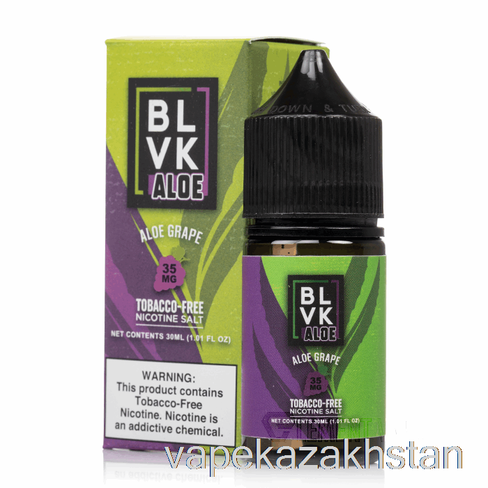 Vape Kazakhstan Aloe Grape Salt - BLVK Salt - 30mL 50mg